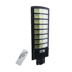 IMPORTCLICK - Foco Poste Solar 400 Watt 24 Placas 792 LED - Negro