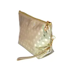 MISSI BEAUTY - Cosmetiquero Lunares Dorado A