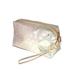 MISSI BEAUTY - Cosmetiquero Lunares Dorado L