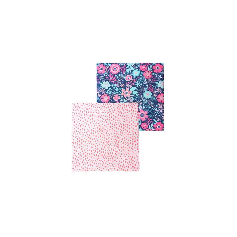 BAMBINO - Set Mantitas Para Bebé Bambino Fucsia Jirafas