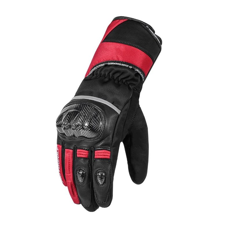 MOTOWOLF - Guantes Para Motociclismo Invierno Motowolf 0307B - Rojo