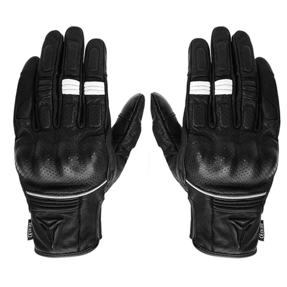 MOTOWOLF - Guantes de Cuero Genuino Para motociclismo Motowolf 0329