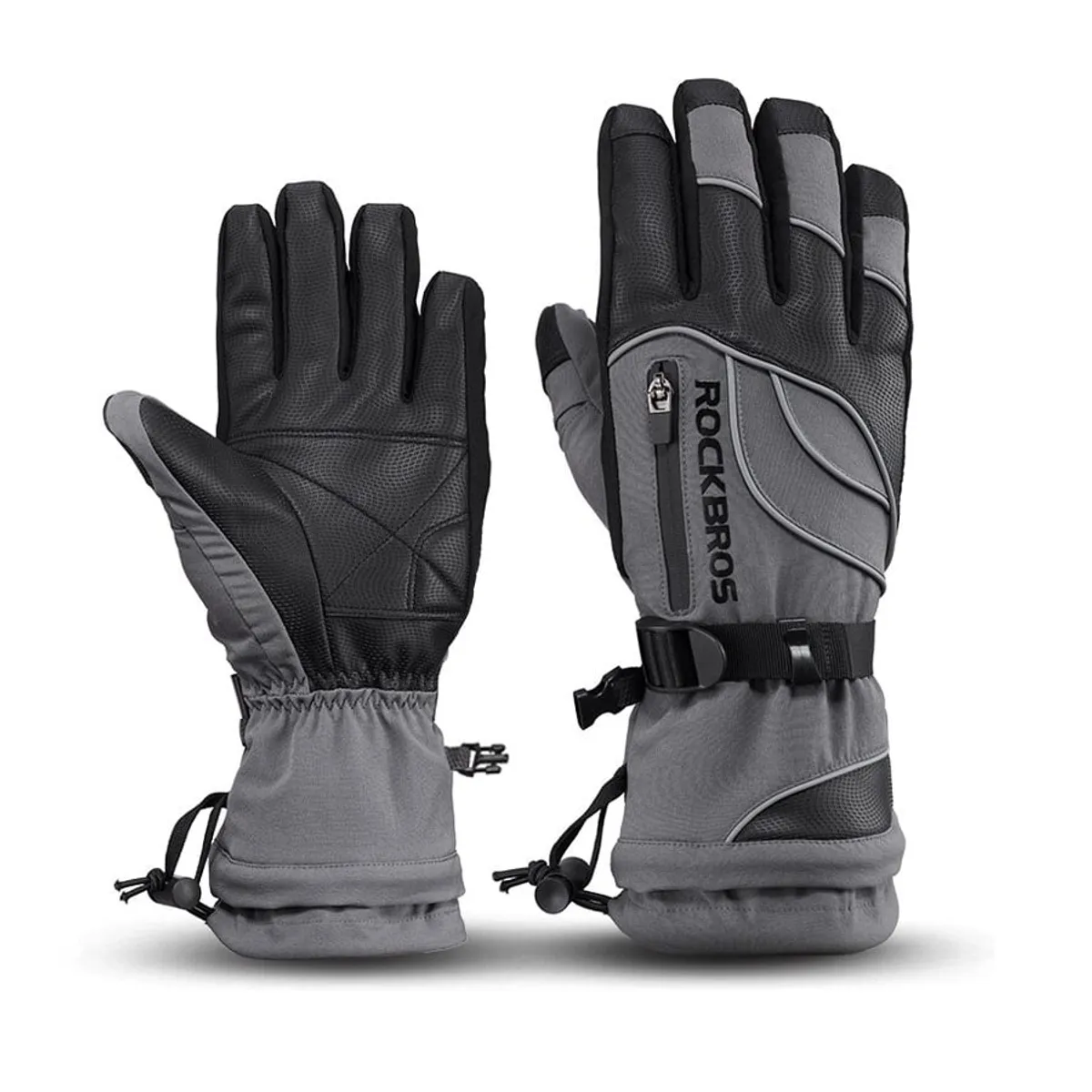 ROCKBROS - Rockbros S133 Guantes de invierno Ski motociclismo Ciclismo