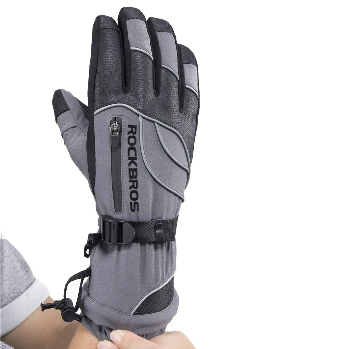 ROCKBROS - Rockbros S133 Guantes de invierno Ski motociclismo Ciclismo