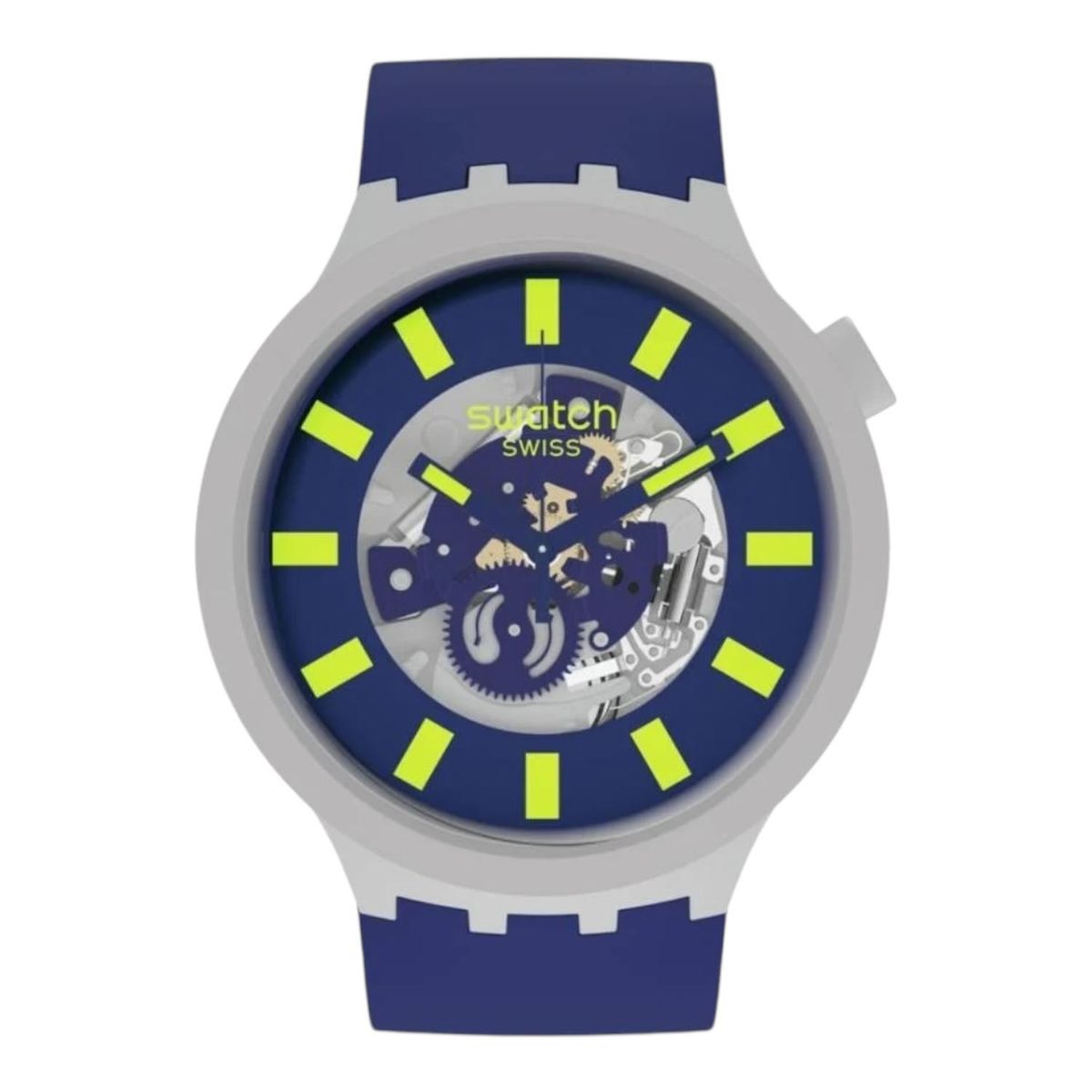 SWATCH - Reloj Swatch Bioceramic Limy Skeleton Unisex Sb03m103