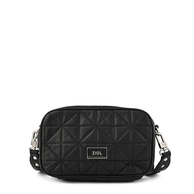 ZIOL - Cartera bandolera mediana saida negro