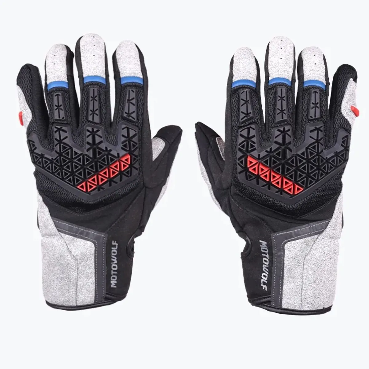 MOTOWOLF - Guantes de Moto Tácticos y Táctiles Motowolf 0338
