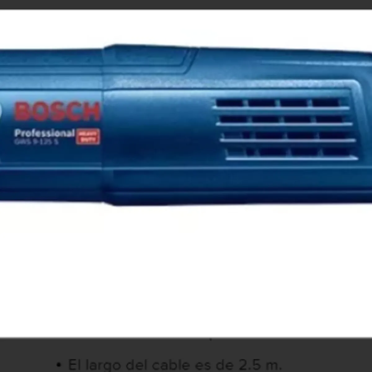BOSCH - Esmeril Angular Bosch Gws 9-125  5 900w