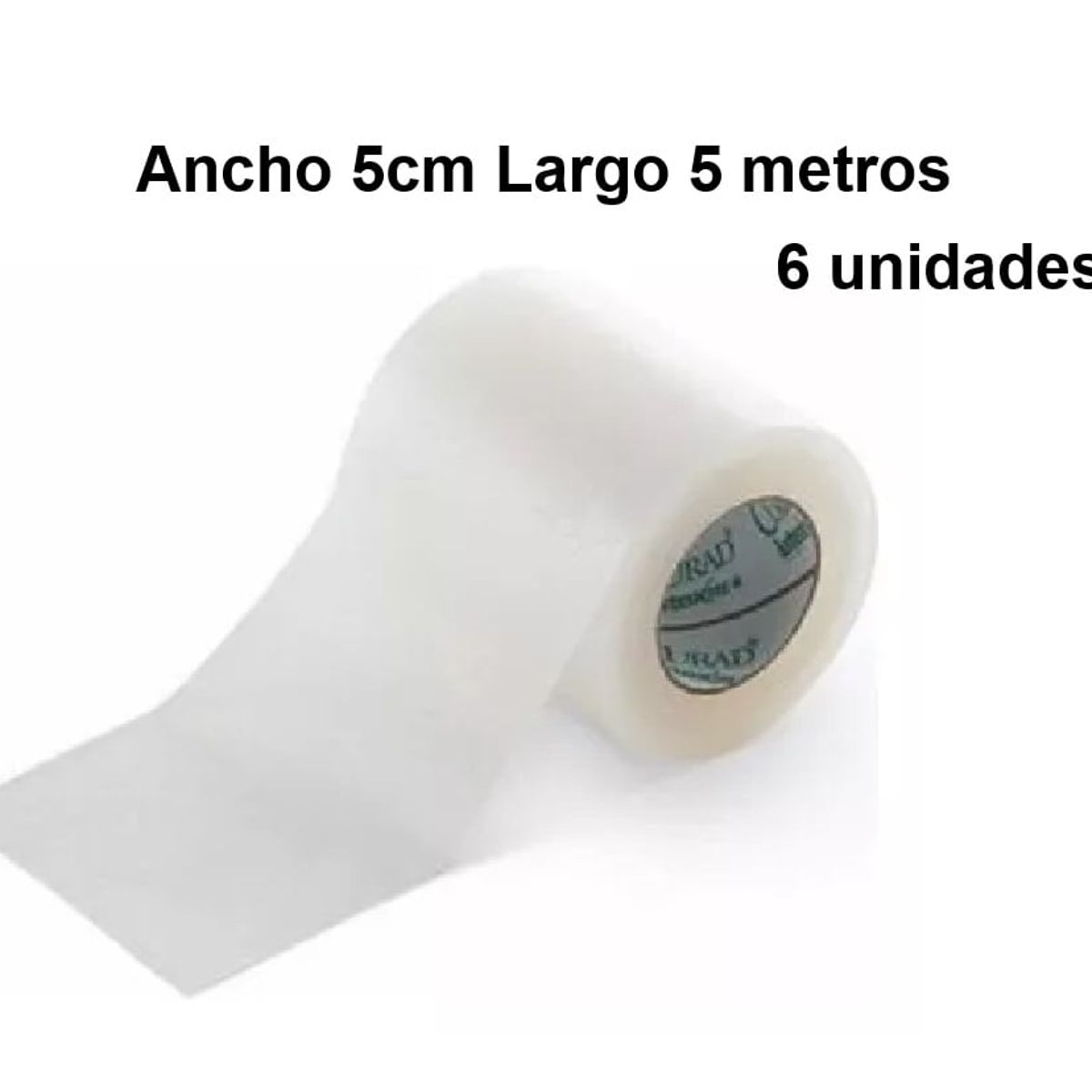 GENERICO - Adhesivo Plastico Micropore 2,5cm X 5m Medico 12 Unidades