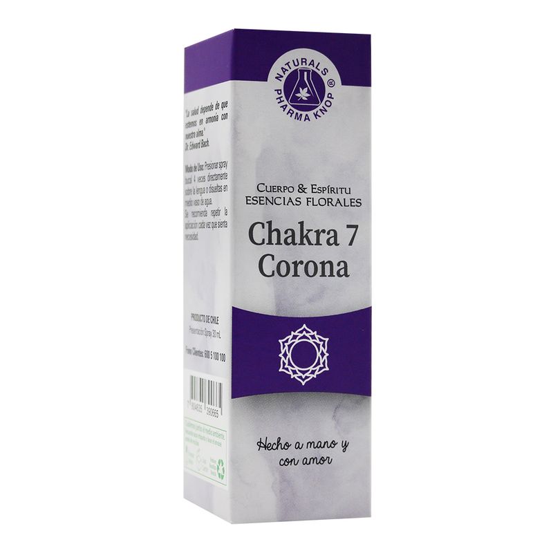 KNOP - Esencia Floral Chakra 7 Corona 30 mL, Pharma Knop.-
