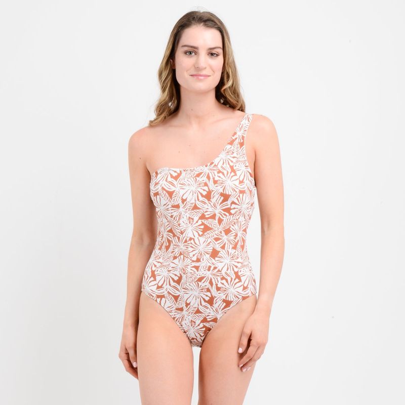 O'NEILL - TRAJE DE BAÑO ENTERO HALFMOON  SWIM  CAFÉ COBRE