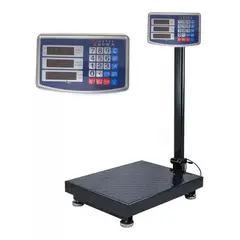 GENERICO - Balanza Industrial Pesa Digital 500 Kg Recargable Con Brazo