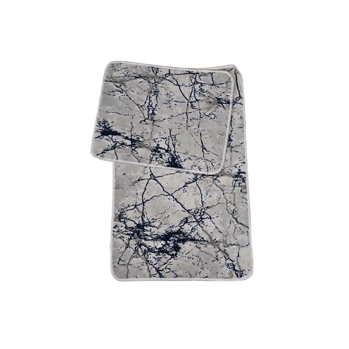 GENERICO - Set 2 Piso de baño con antideslizante hechos en Turquía 50X80 CM