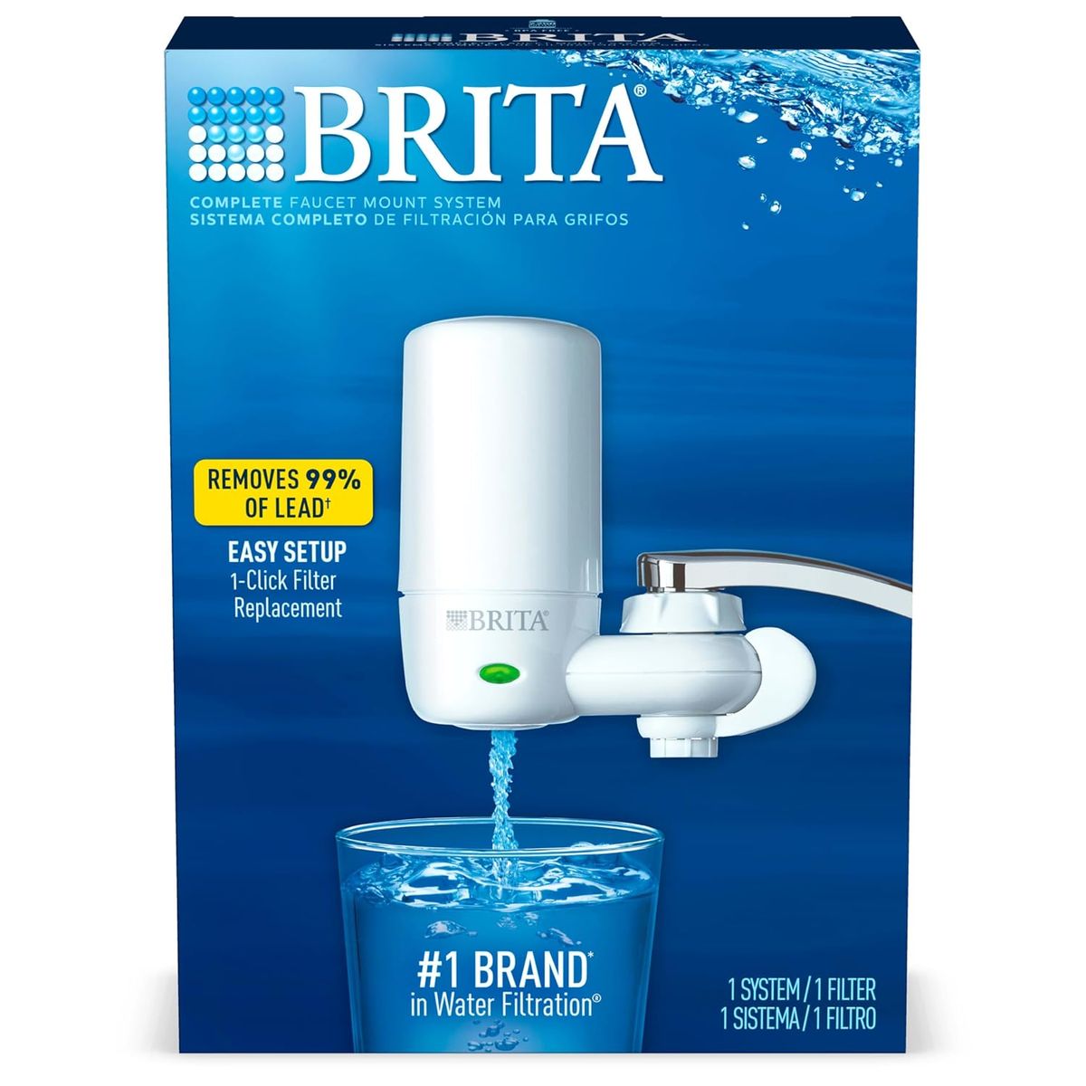 BRITA - Brita Sistema Purificador De Agua On Tap Completo Para Grifo Directo