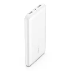 BELKIN - Batería Portátil 10.000 mAh USB-A y USB-C 15W Blanco