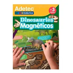 ADETEC - Dinosaurios Láminas Magnéticas Juega Y Aprende +3años