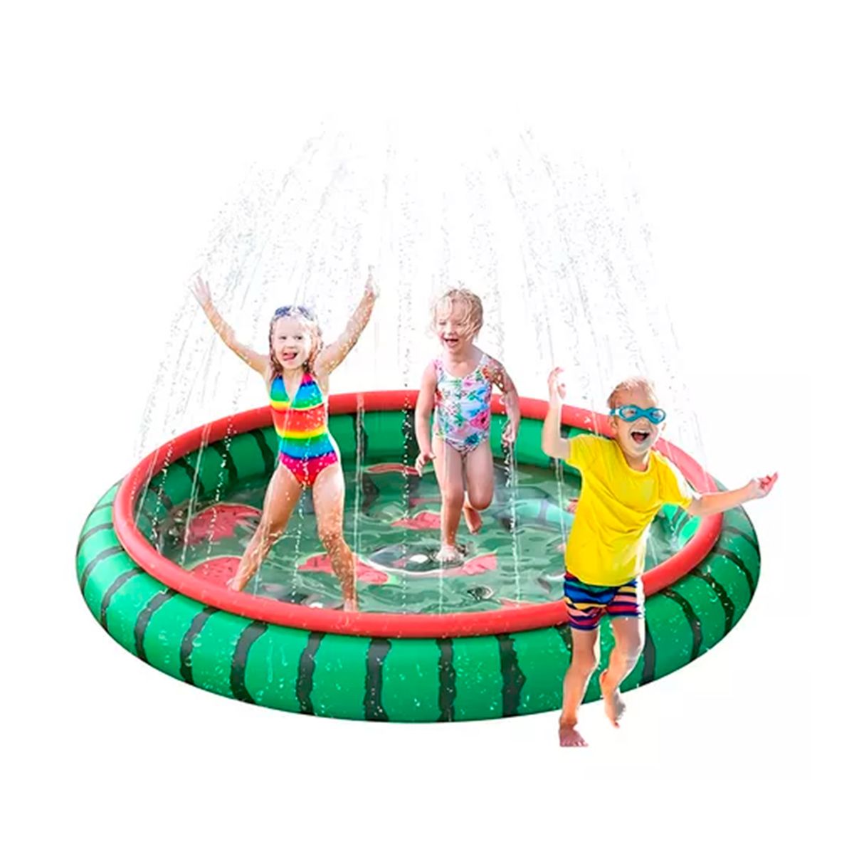 GENERICO - Piscina Inflable Lanza Agua Sandia 190cm