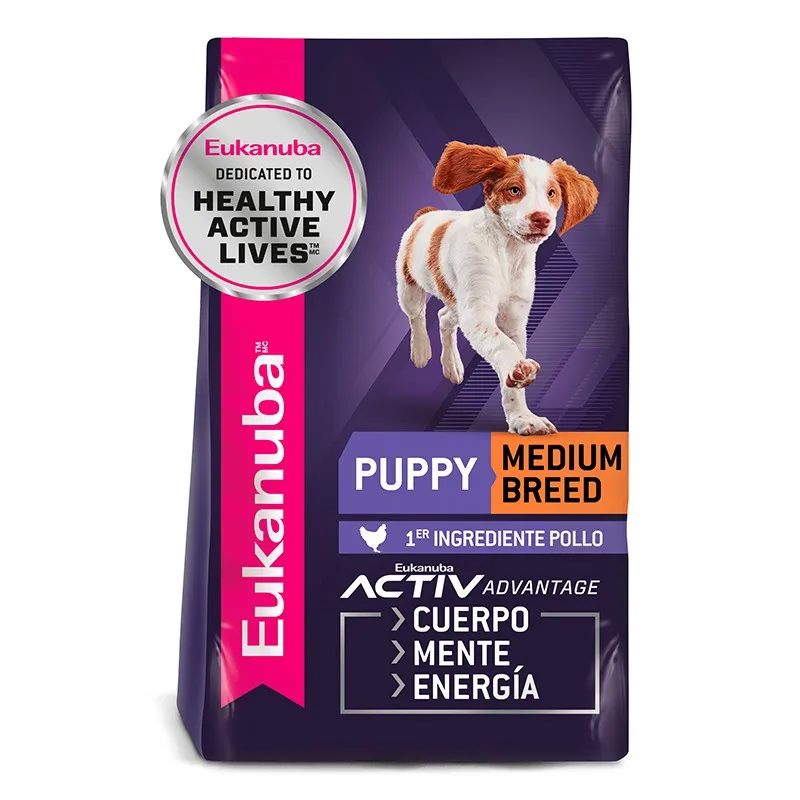 EUKANUBA - ALIMENTO DE PERRO EUKANUBA PUPPY RAZA MEDIANA 3 KG