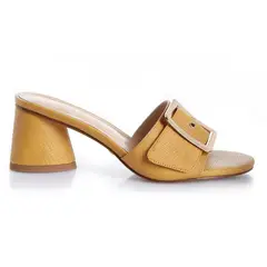 VIA UNO - Sandalia Mujer Amarillo 22532608