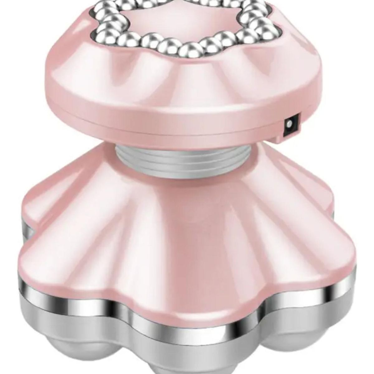 IMPORTCLICK - Mini Masajeador Portátil Mano 10x9 CM Rosado