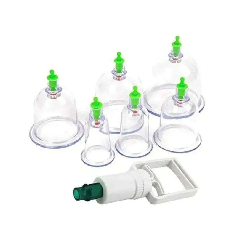 IMPORTCLICK - Kit 6 Ventosas China Anti Celulitis Dolor Masajeador Estético - Turquesa