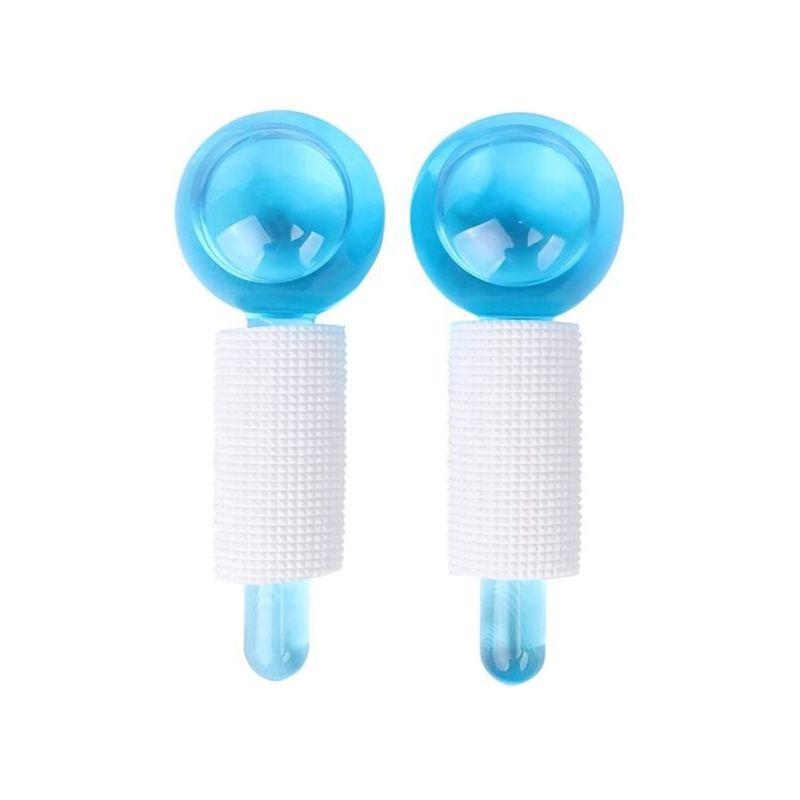 IMPORTCLICK - Bolas Masajeadora Cristal Facial Frio Calor - Azul Zafiro