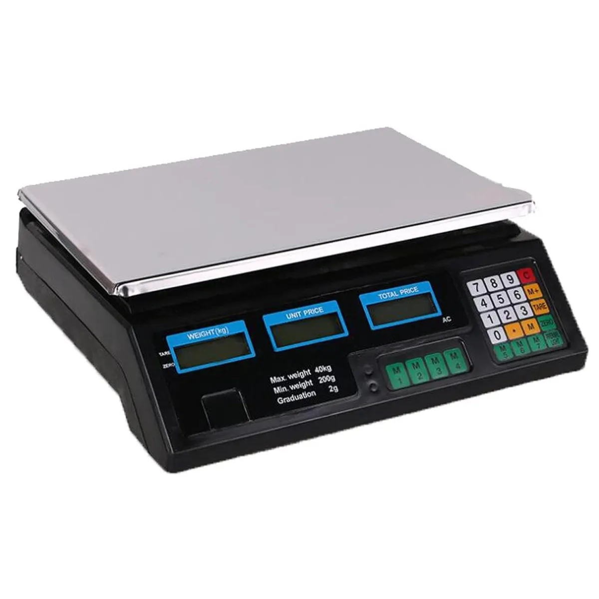 GENERICO - Pesa Balanza Digital Electronica 40Kg Bascula De Precios