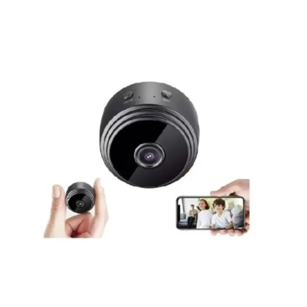 GENERICO - Cámara Espía Smart Camara Ip Wifi Alarma Visión Nocturna