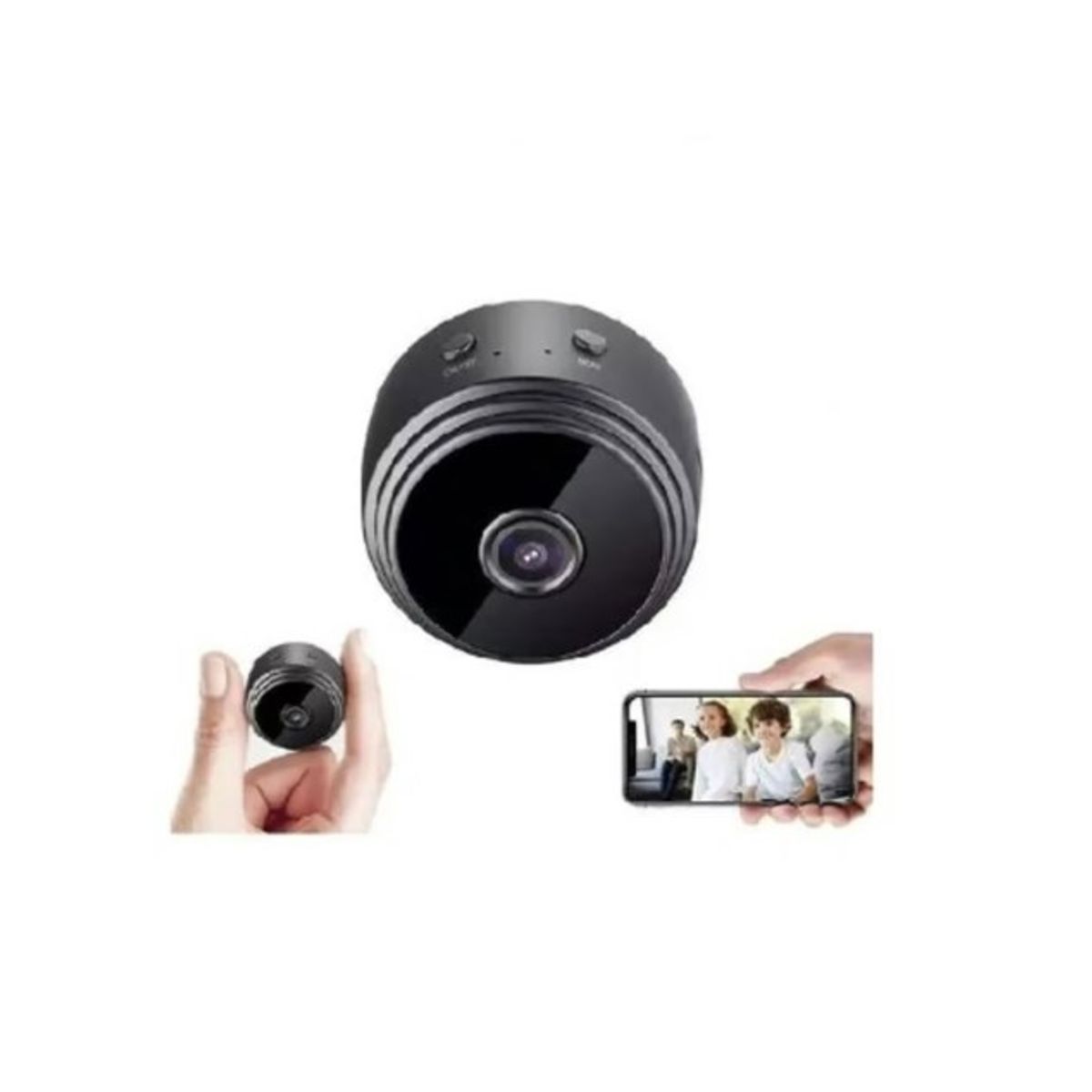 GENERICO - Cámara Espía Smart Camara Ip Wifi Alarma Visión Nocturna