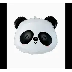 GENERICO - Globo Panda Color Negro Con Blanco 53x57cm