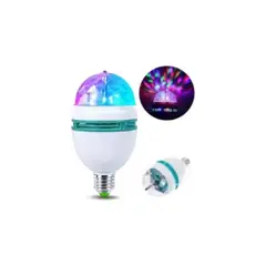GENERICO - Ampolleta Led Luces Giratorias Fiestas Bola Disco Colores