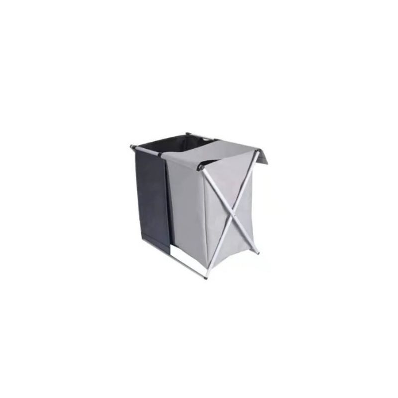 GENERICO - Cesta Canasto Ropa Sucia Doble Plegable Almacenamiento Xl