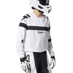 SHIFT - Jersey Whit3 Label Blanco Negro