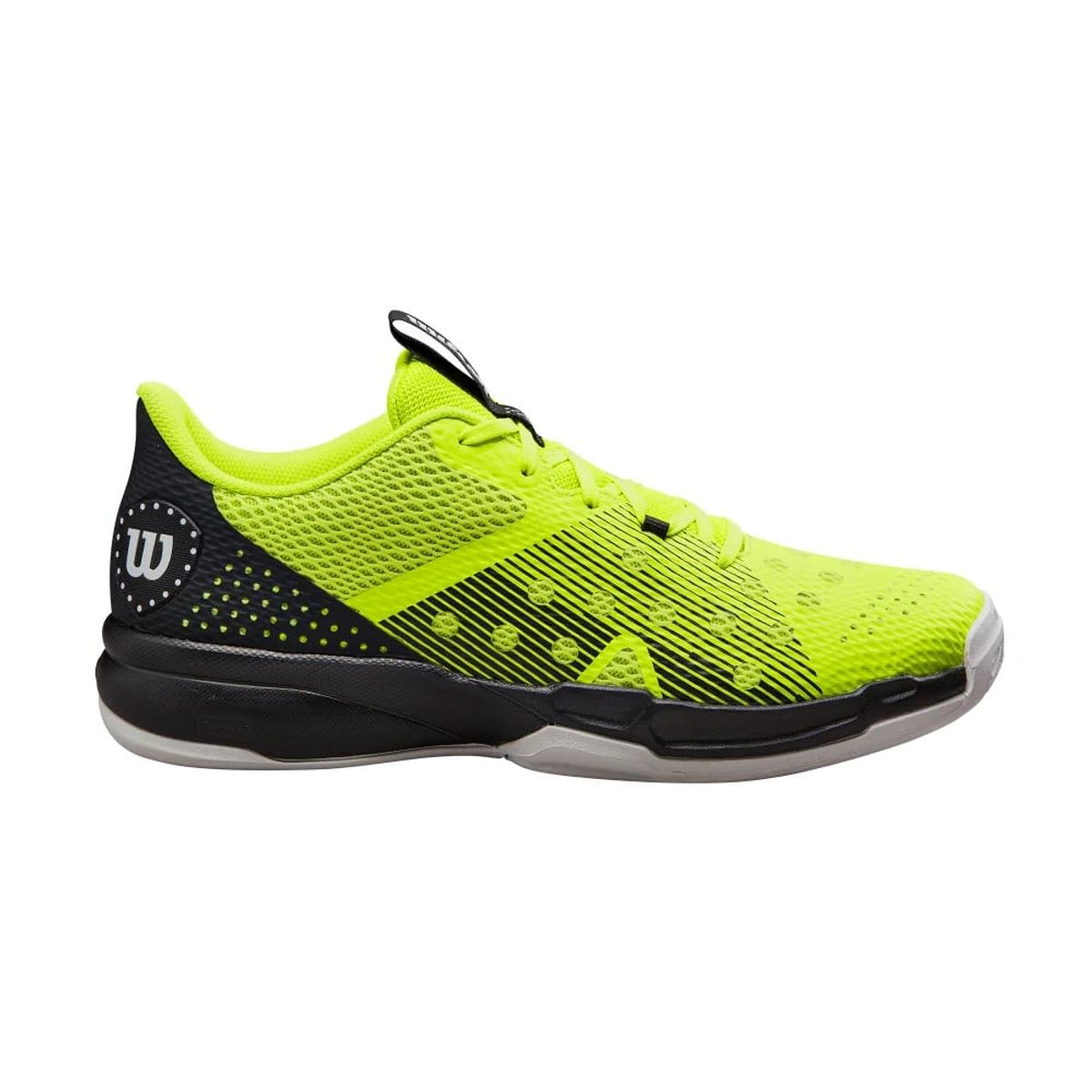 WILSON - Zapatilla Wilson Hurakn Negro Amarillo Tenis Padel