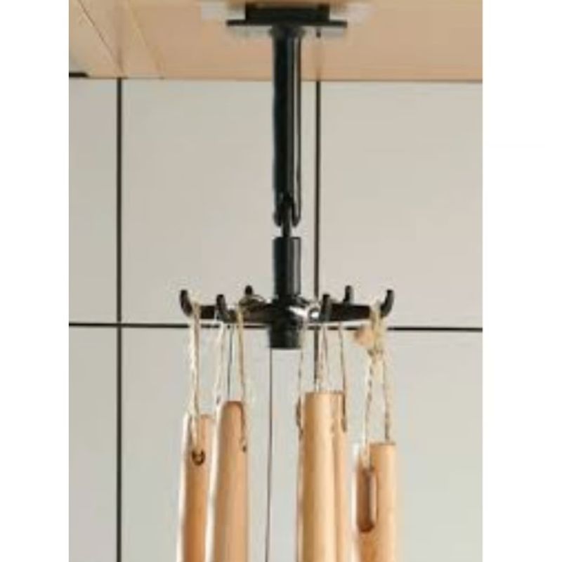 GENERICO - Soporte Organizador Colgador Utensilios Cocina Giratorio
