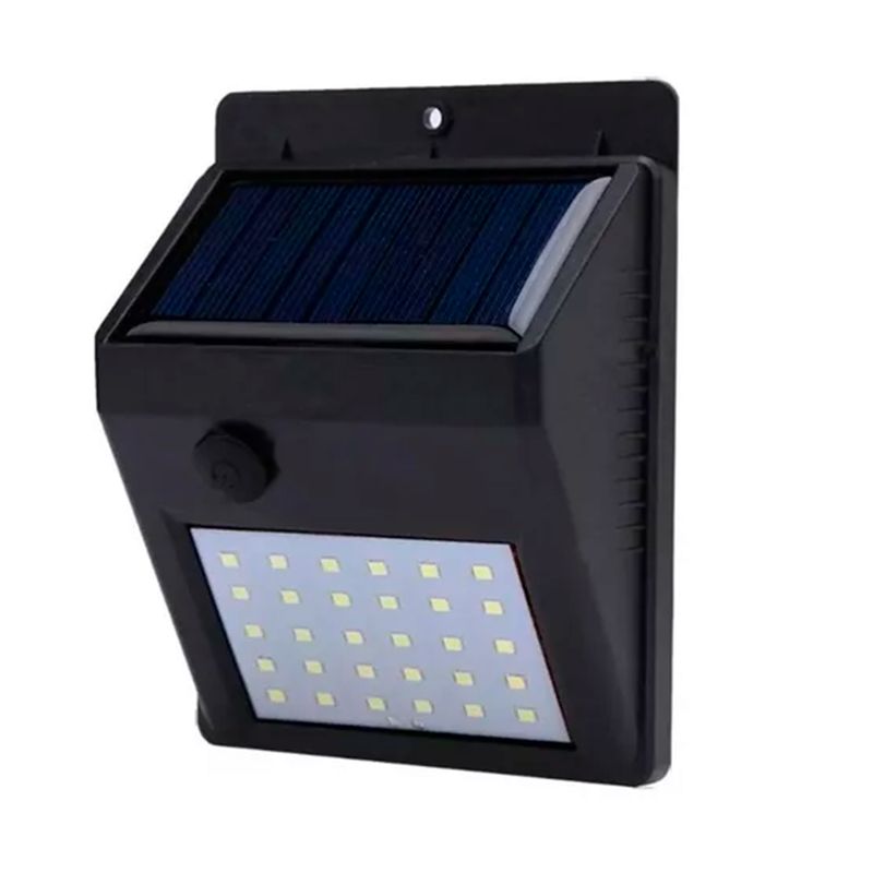 GENERICO - Luz Lámpara De Pared Foco Led Solar 30 Led Exterior