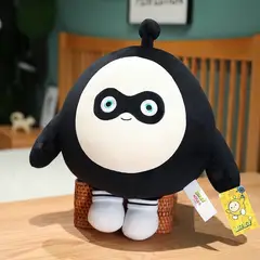 GENERICO - Tierno peluche de huevo linda muñeca de huevo suave 50CM Negro