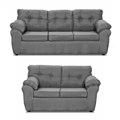 DECOOUTLET - Living Polonia 32 Tela Gris