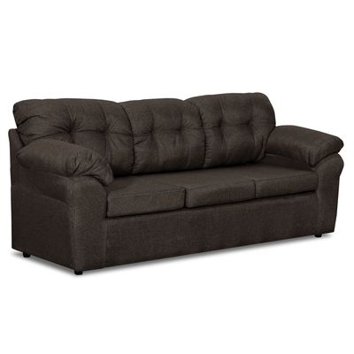 Imagen 2 del producto Sofá Polonia 3 Cuerpos Tela Chocolate