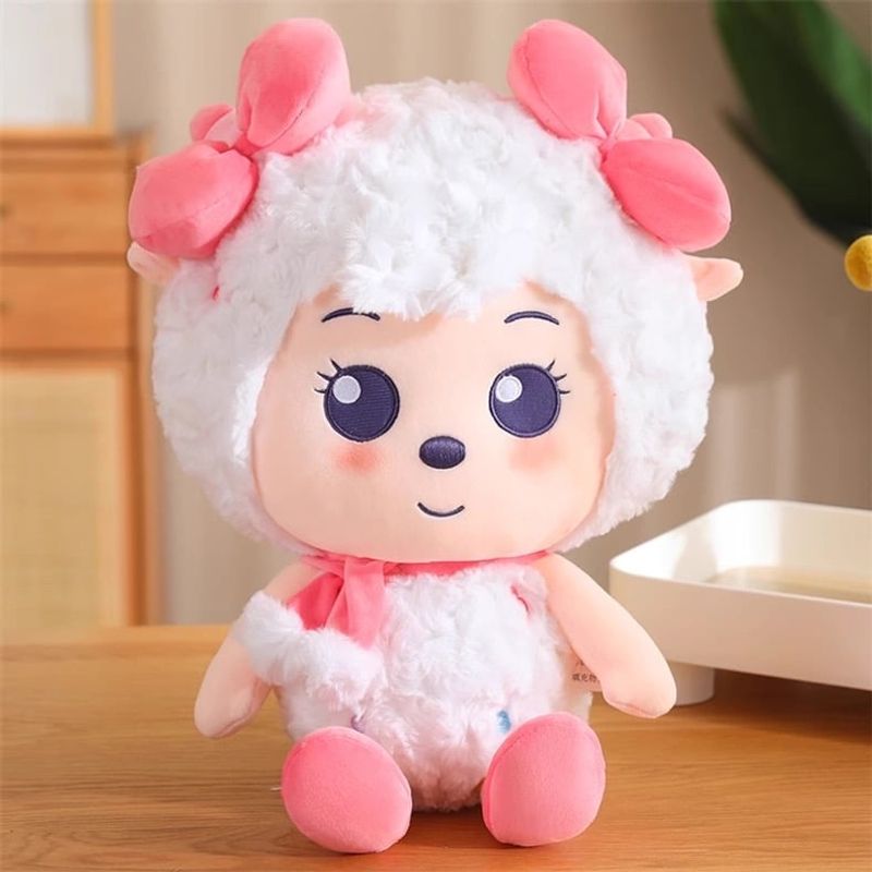 GENERICO - Peluche Oveja Kawaii 45cm Nuevo  ROSA
