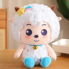 GENERICO - Peluche Oveja Kawaii 45cm Nuevo Azul