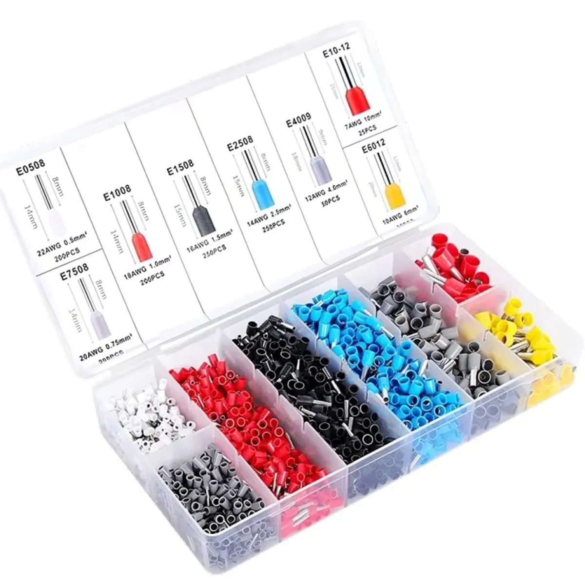 OEM - Alicate Crimpeadora Prensa Trinquete + 1200 Terminales