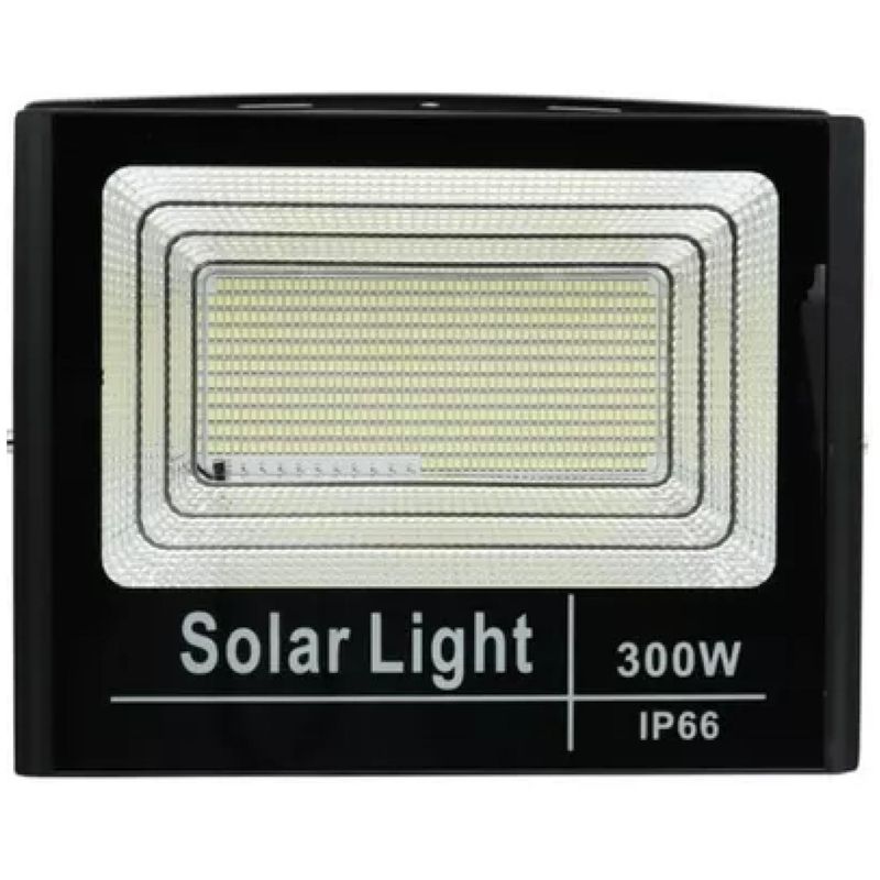 GENERICO - Foco LED Con Panel Solar 300W Montable Ajustable