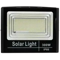 GENERICO - Foco LED Con Panel Solar 300W Montable Ajustable