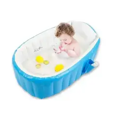 CHINITA - BAÑERA ARA BEBES INFLABLE AZUL