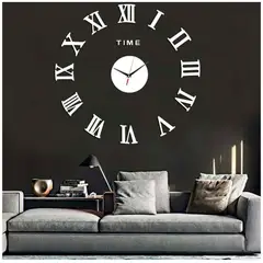 GENERICO - Reloj de Pared con Pegatinas Espejo Acrílico 05S