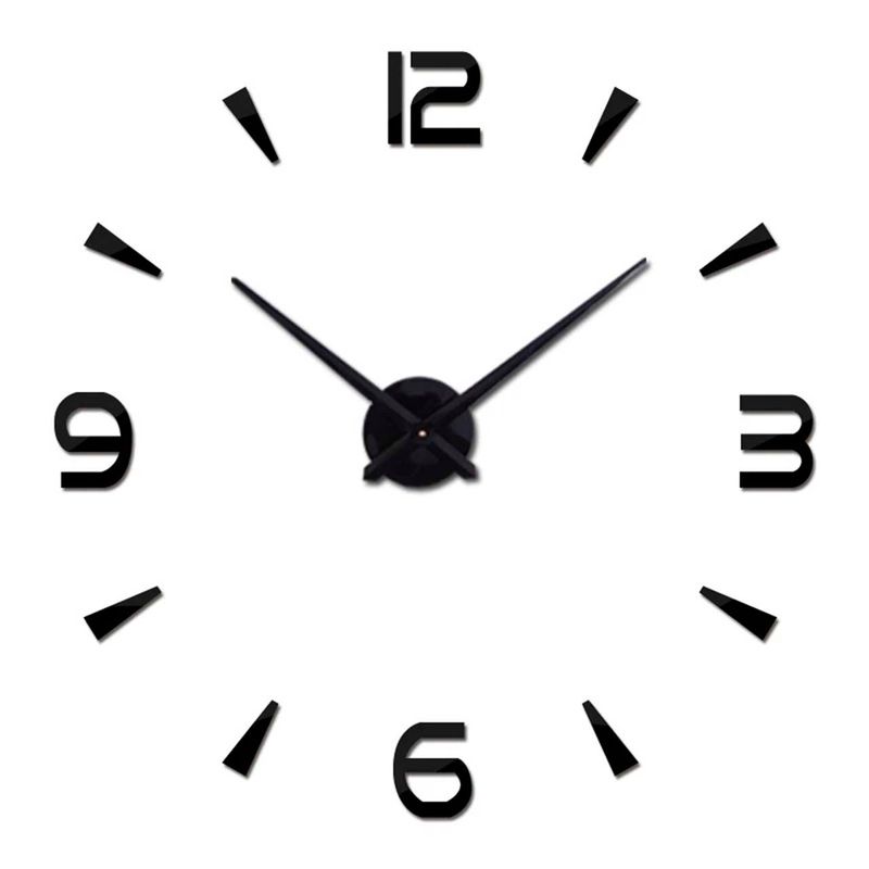 GENERICO - Reloj de Pared con Pegatinas Espejo Acrílico 21BF
