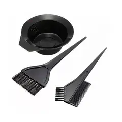 GENERICO - Pack 6 Pocillo + Cepillo Peluquería Para Tintura Teñido Pelo