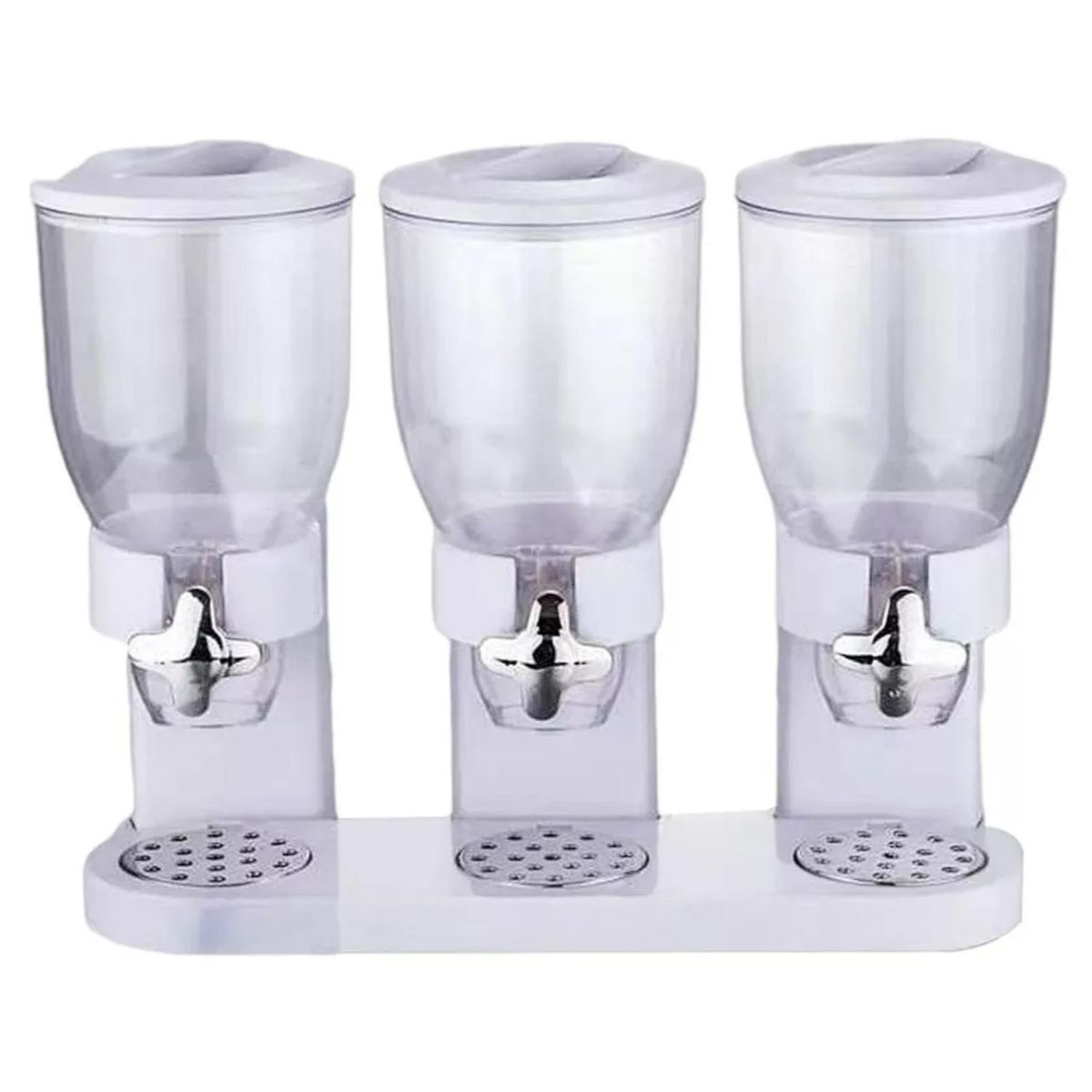 GENERICO - Maquina Dispensadora Triple Cereales Contenedores Hermeticos