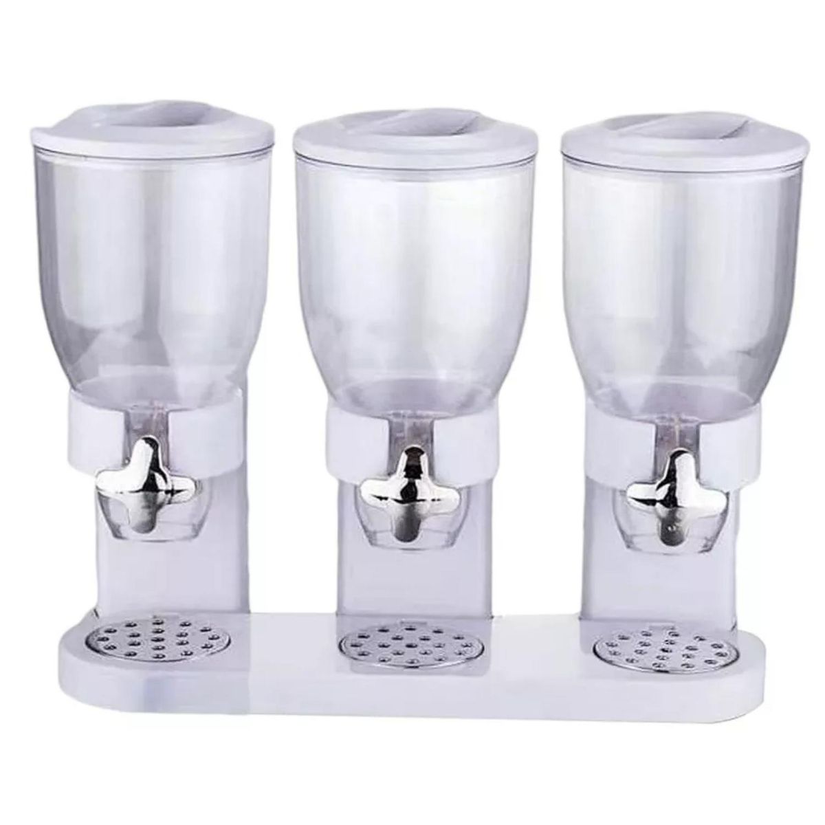 GENERICO - Maquina Dispensadora Triple Cereales Contenedores Hermeticos